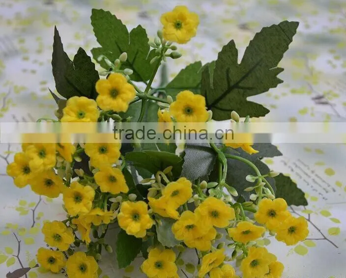 Silk flower bouquet, artificial silk bunch,decorative artificial flower