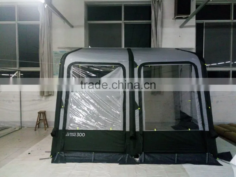 Outside Green inflatable tent Outdoor for car