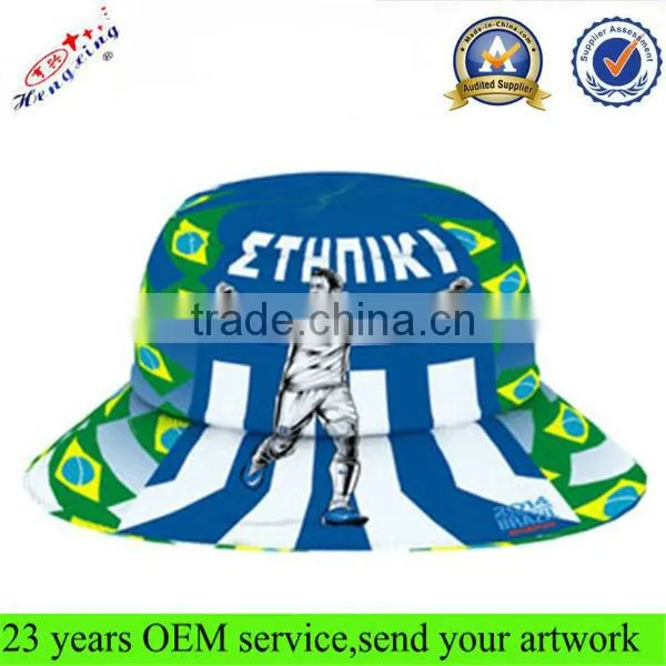 Wholesale Blank Custom Printed Bucket Hat/ Cheap Floral Bucket Hat