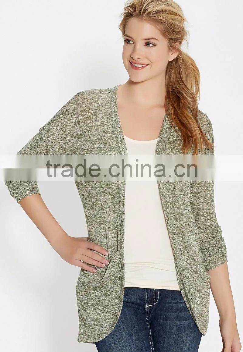 wholesale women sweaters cardigans with pockets