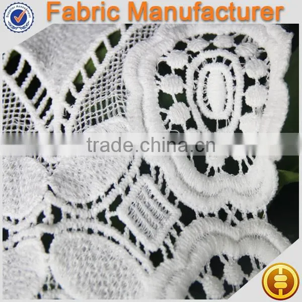 new fashion 100% polyester double organza lace women white lace high heel shoes