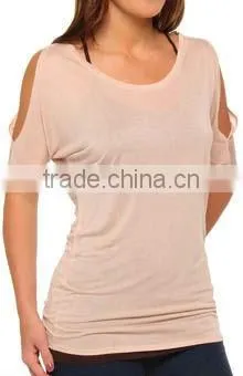 Ladies slim-fitting knit tops RO07