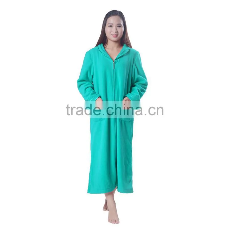 super soft adults coral fleece bath robe with hood for the home