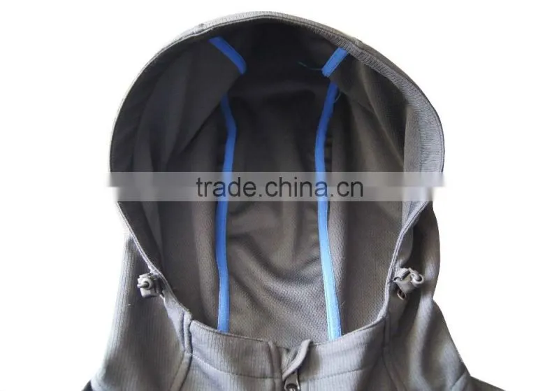 breathable waterproof man softshell jacket