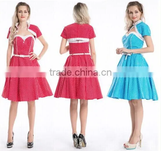 Vintage Retro Dress swing jive rockabilly dress pinup dress petticoat