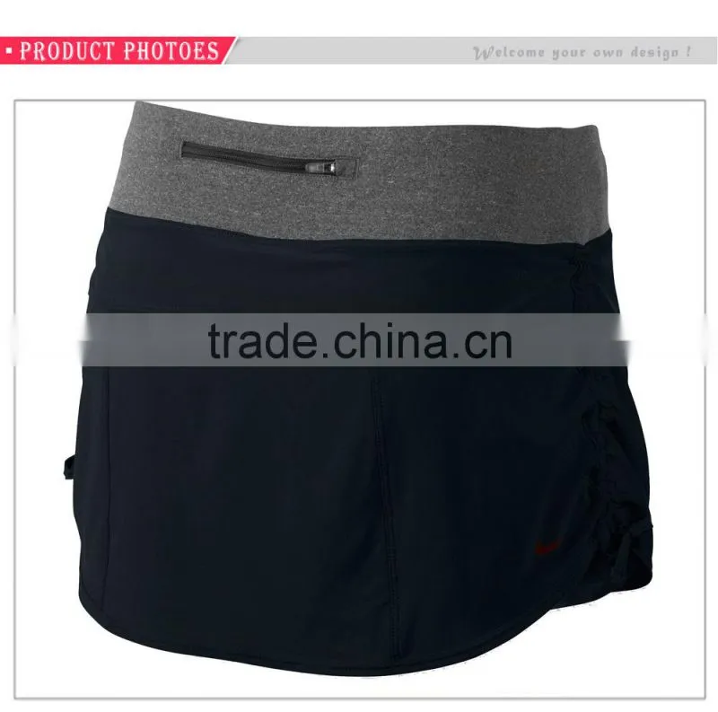 High Quality Skirt With Adjusted Hem Personalized Style Stretchy Running Skirt