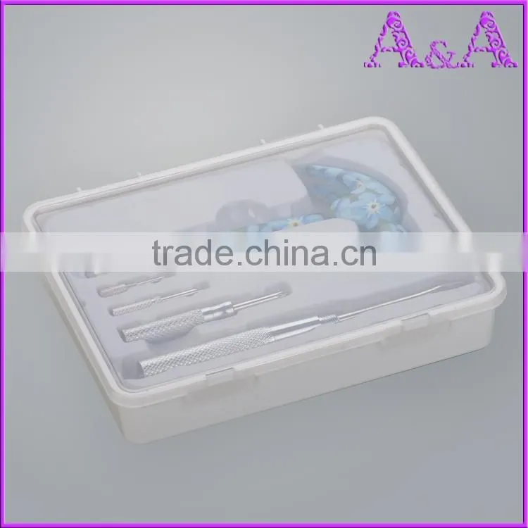 Floral printing craft hand tools with plastic case