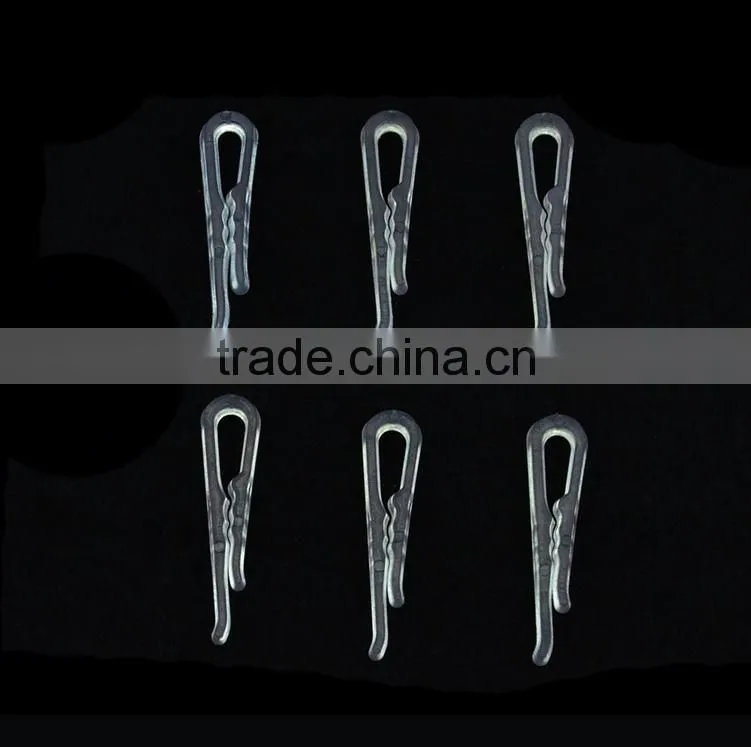 5cm Transparent Large Plastic Clips for Cloths Packaging