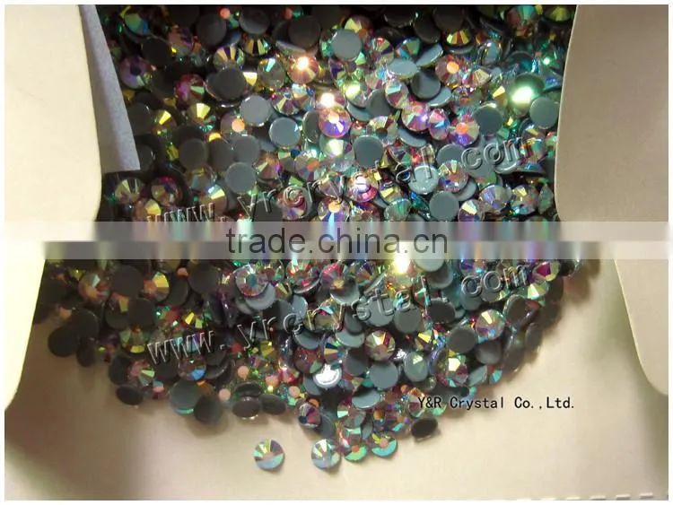 wholesale ss20 ss16 hot fix flatback rhinestones ab color