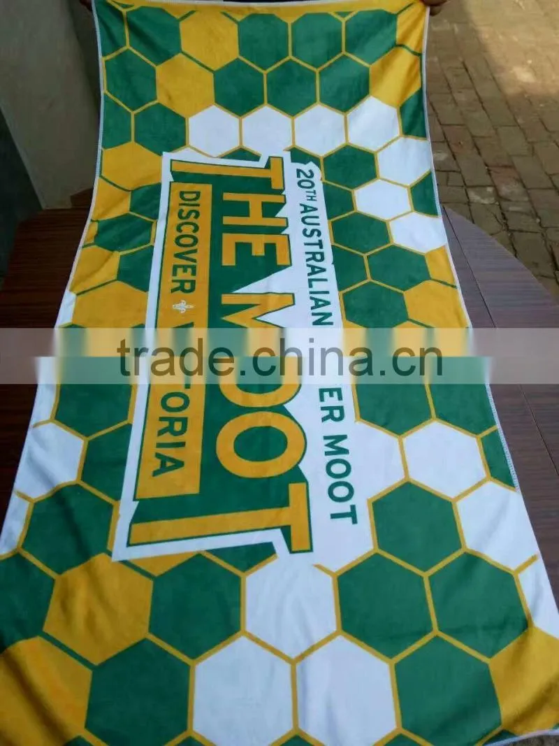 Ultra Absorbent Soft Microfiber Round prinited BeachTowel