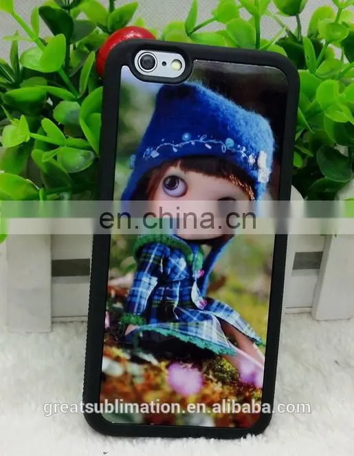 TPU+PC sublimation printable i phone 6 cases