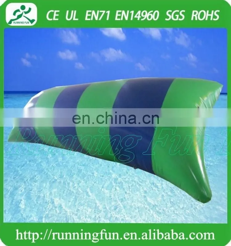 Inflatable water blob, water blob jump