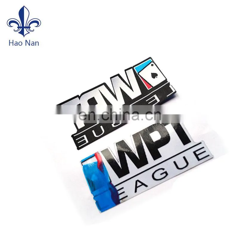 Custom your logo printed on polyester fabric woven label