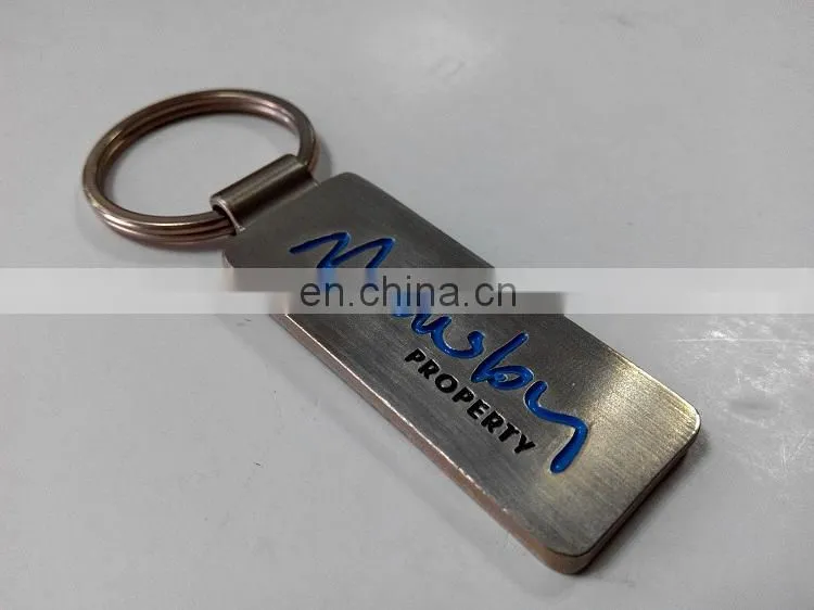 Custom mental key chain zinc alloy car key chain