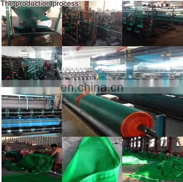 Green scaffolding safety net