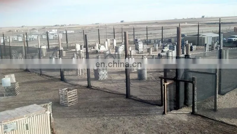 Long time used strong high quality paintball field fence net