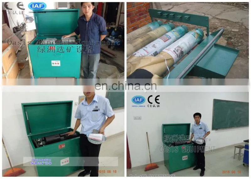 High Efficiency Mini Small Scale Three Roller Four Tank Rod Miller Grinder Machine
