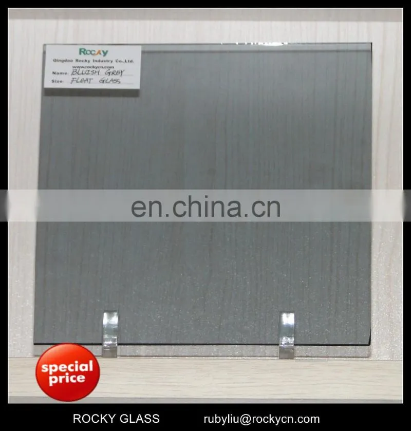 Sell 4MM 5MM 6MM Euro Grey Tinted Glass / Light Grey Tinted Glass