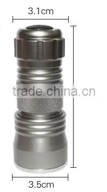 21LED cheap aluminum UV flashlight