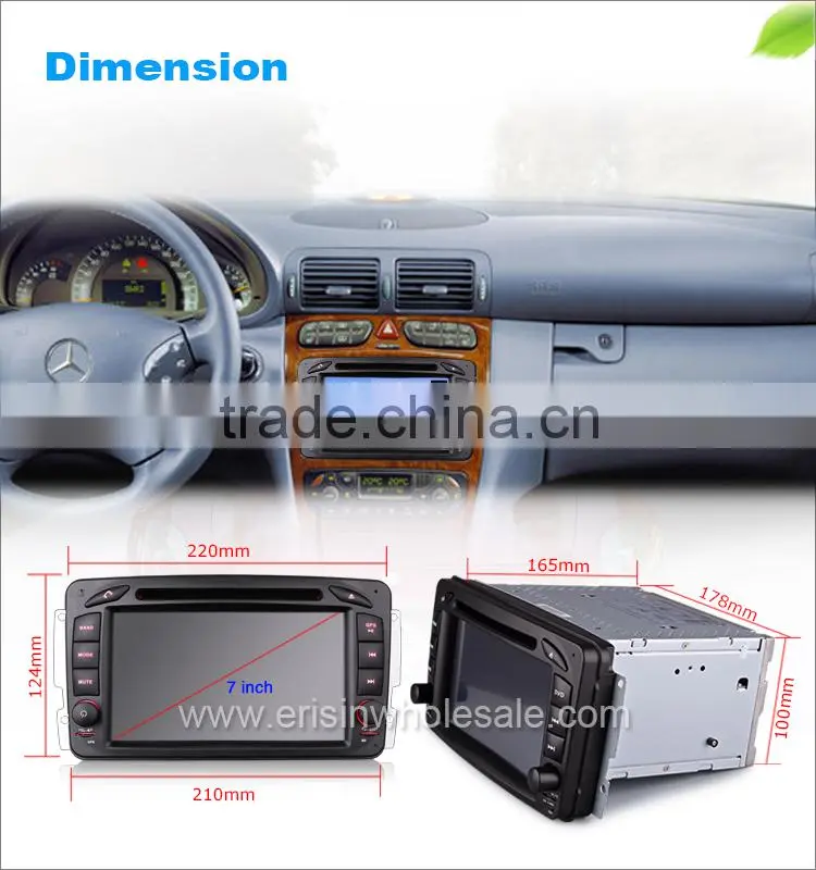 Erisin ES7063B 1 Din 7 inch Bluetooth Car Radio GPS for Mercedes G-Class W463