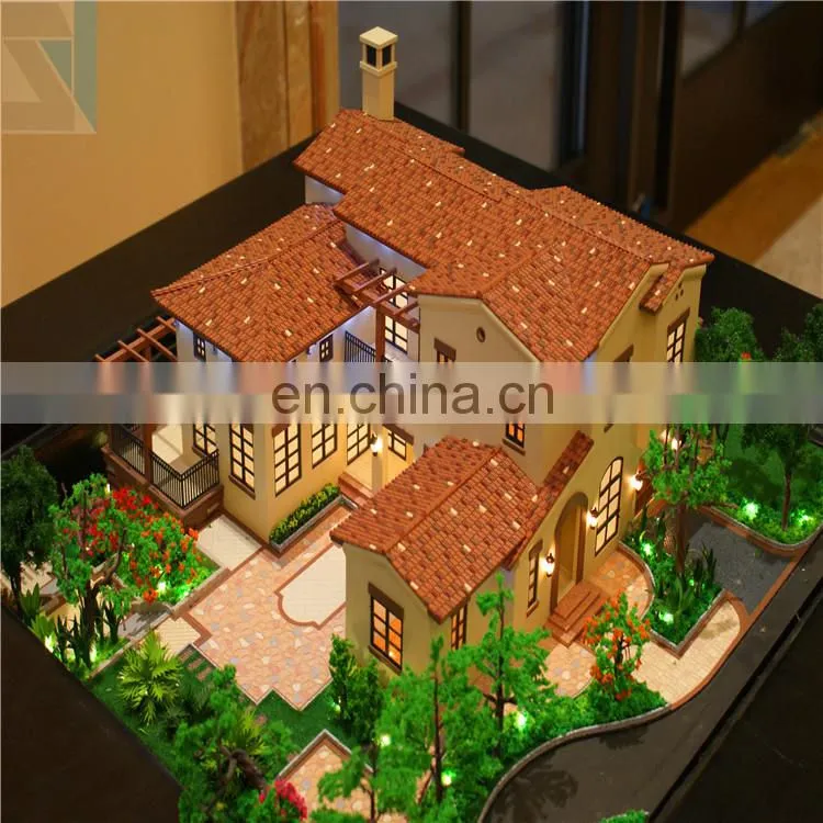 Architecture 3d rendering & visualization model for interior house plan layout