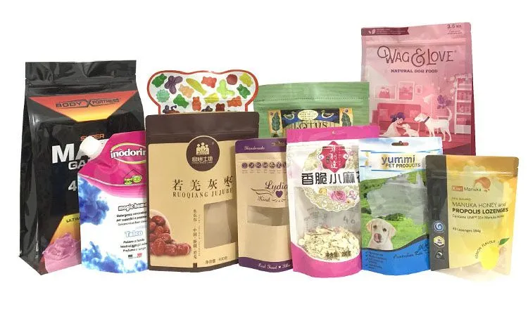 Smell proof bag child proof Mylar bag foil zipper food wholesale packaging bag