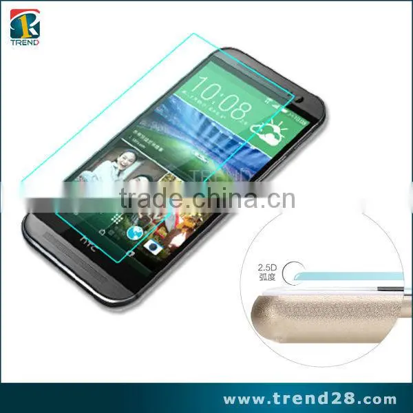 alibaba china 0.3mm 2.5D 9H tempered glass for htc one m9