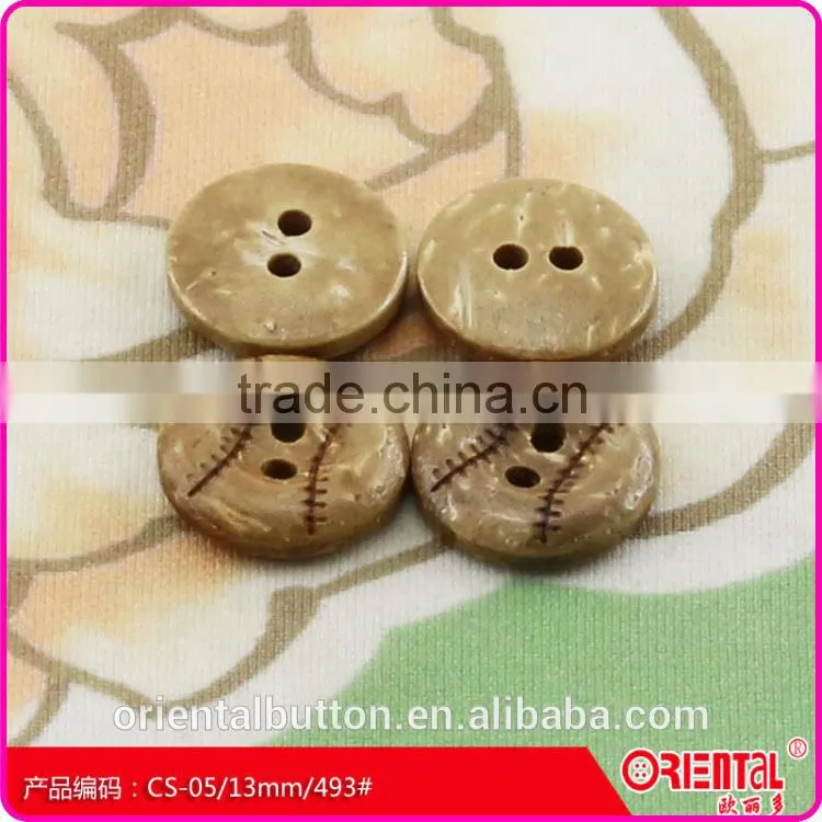 11mm natural raw material coconut shirts button
