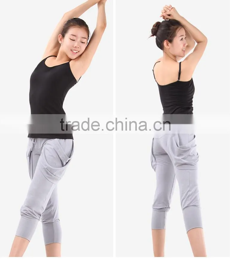 WE02043 red capri leggings, capri leggings for girls, white jazz pants