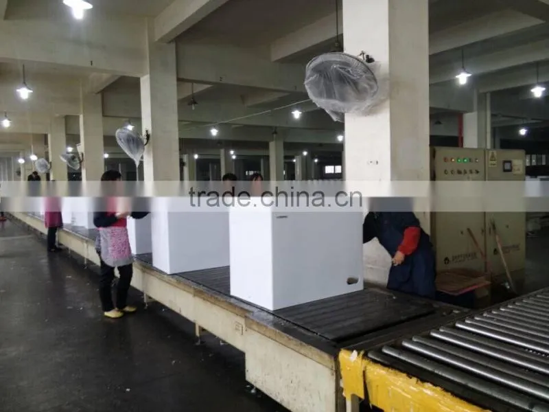 300L ice cream freezer glass door freezer display freezer