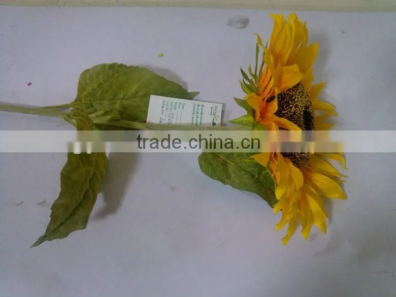 Artificial blossom sun flower