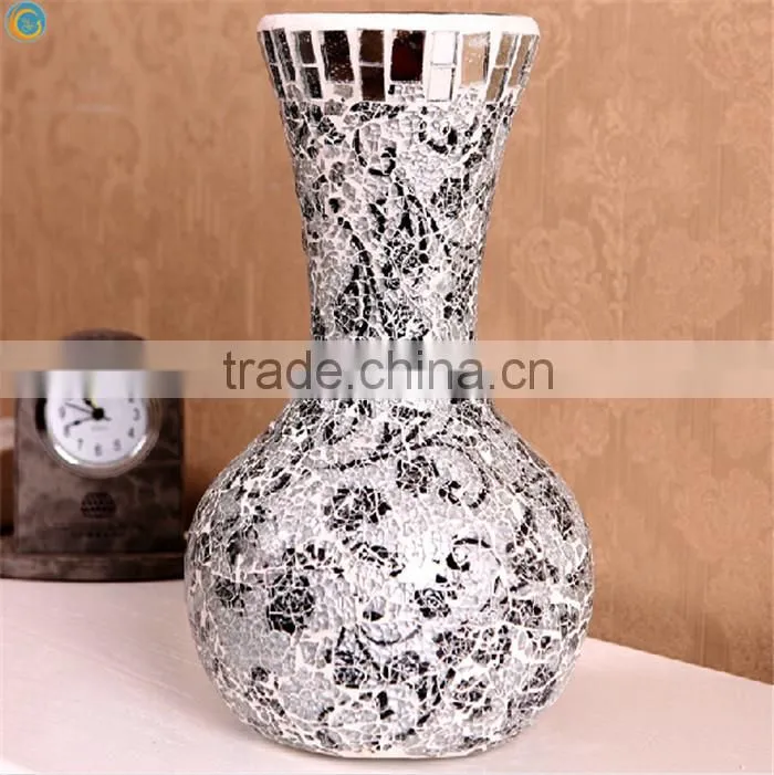 big mosaic vases