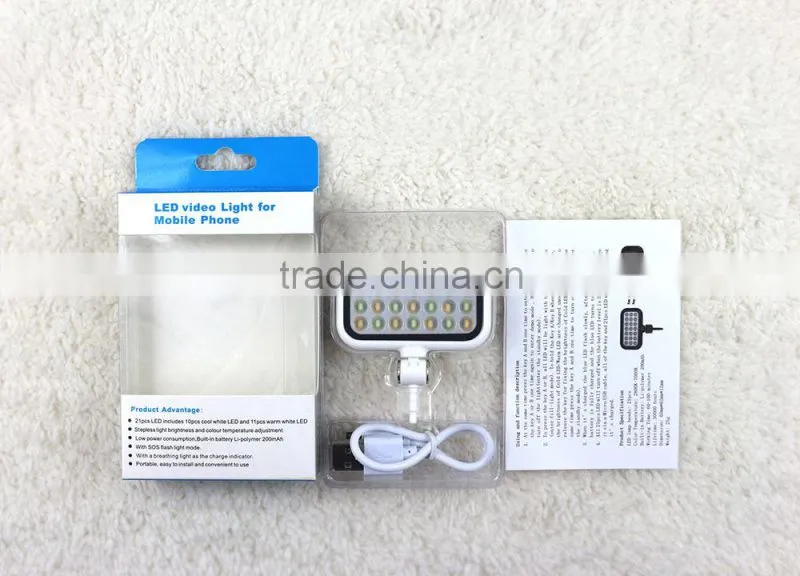 Pocket Spotlight Compact LED Selfie Flash Light for Cell Phone