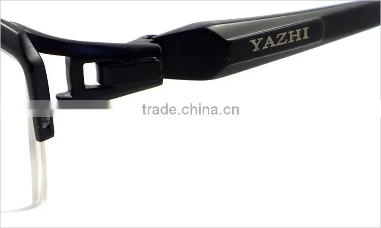 Fashion men semi-rimless pure titanium optical glasses frame