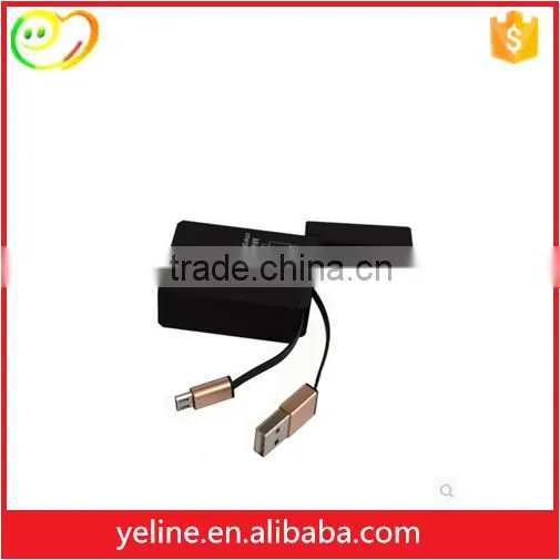 2016 new prouct hottest selling colorful data cables with storage box data cables