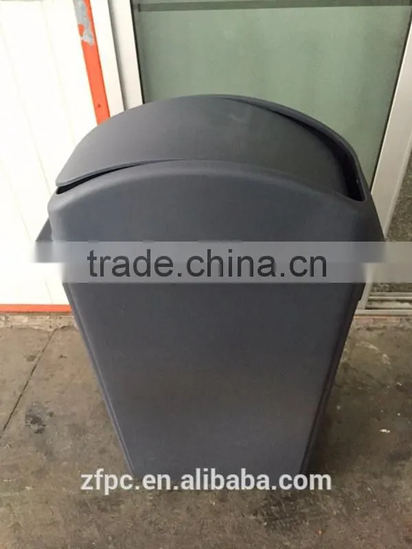 90 litre square swing bin trash container garbage bin waste can