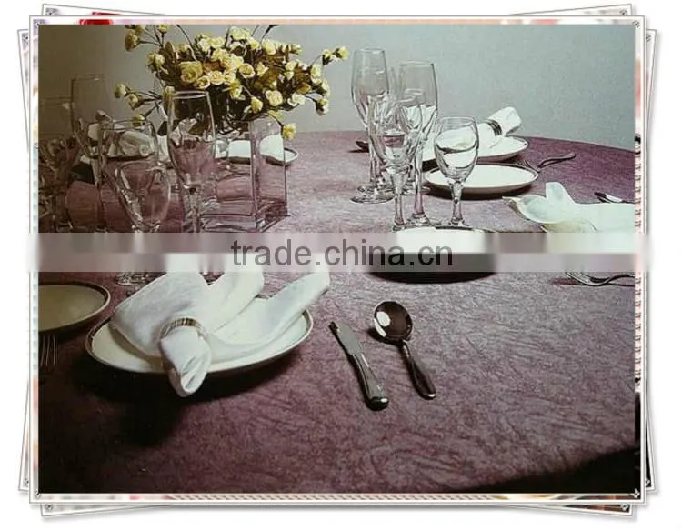100% polyester table cloth factory used