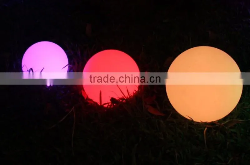 LED ball with remote control