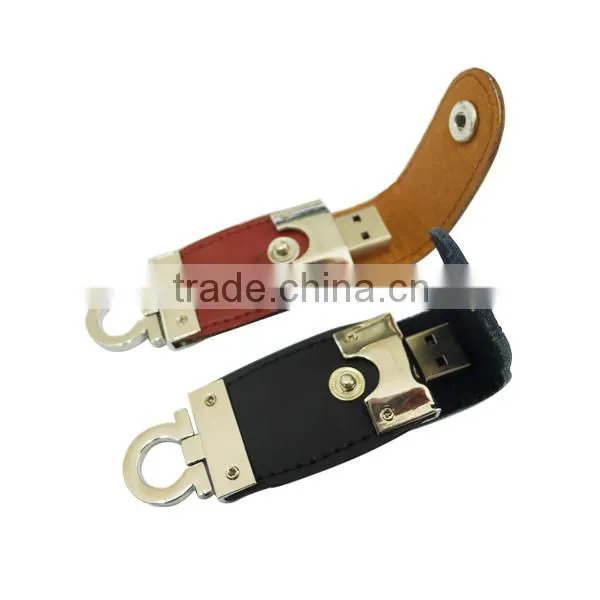 Shenzhen factory 16gb usb flash drive price leather custom usb