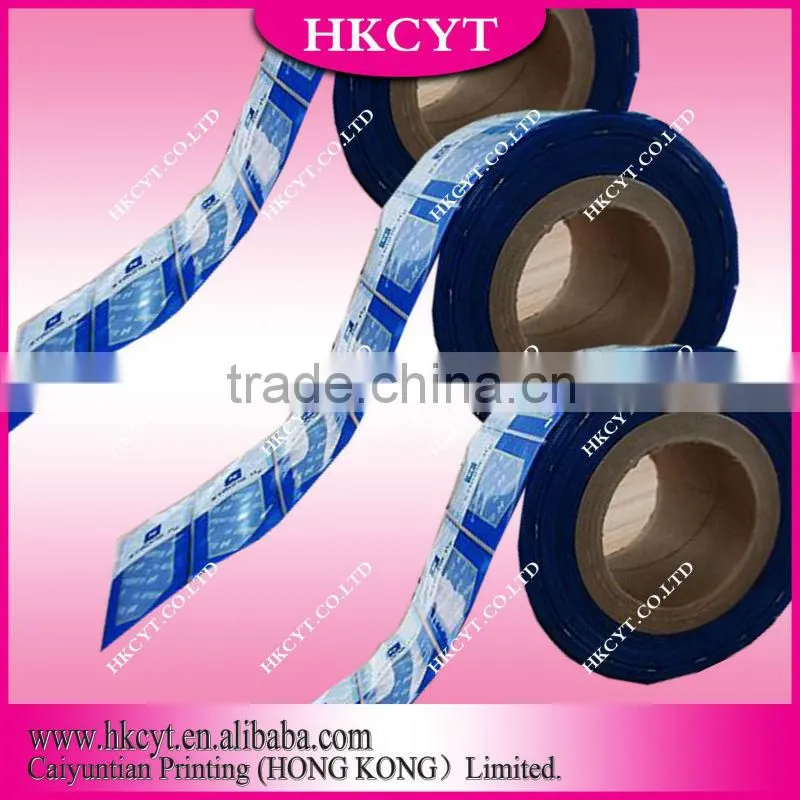 Plastic folding bag film/ laminated plastic roll film