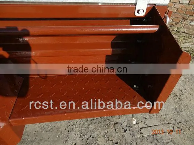 Painted box trailer, utility trailer, cage trailer