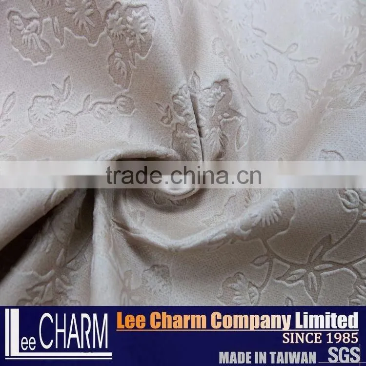 For Dresses 3d Flower Leather Like Fabric