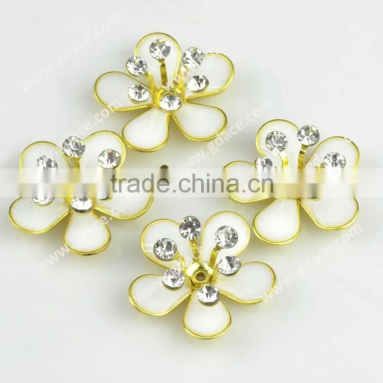 Colorful vintage-style metal flowers, decorative metal art flowers China wholesale