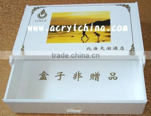 plexiglass tissue box / pull napkin box / tissue box cover / napkin holder