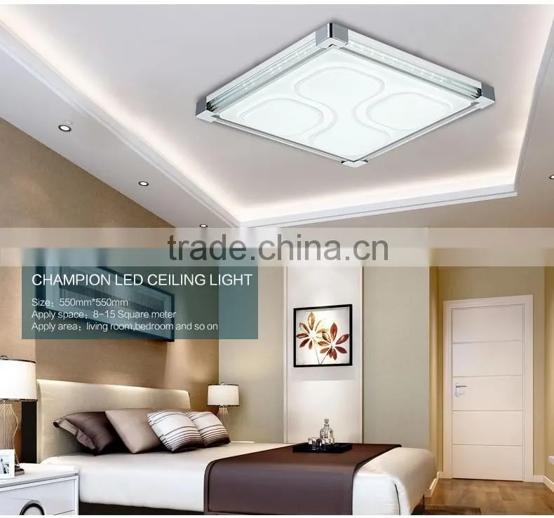 Square aluminum led ceiling light 48W