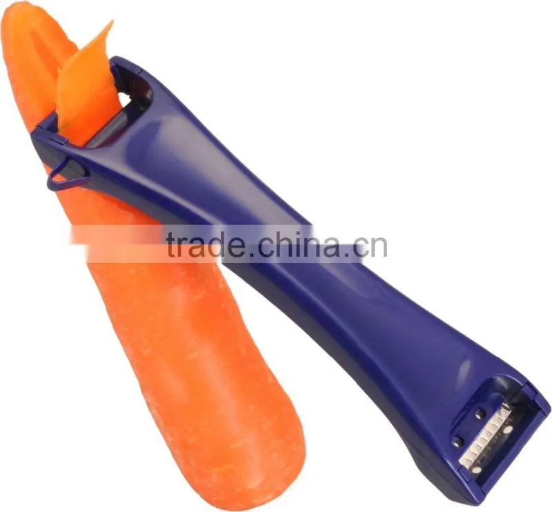 ABS+S/S 19.3*5.7 Kitchen tools stainless steel fruit&vegetable peeler grater/double surfacer