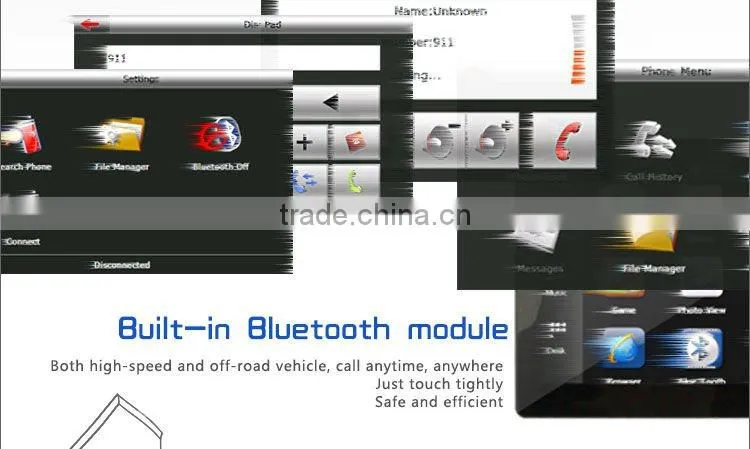 M076-TV Digital, Bluetooth, AV-input, DDR128MB (Brazil, Chile gps)