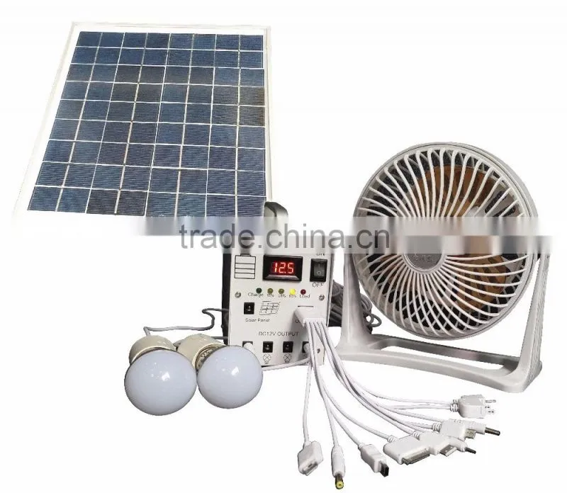 8w mini solar LED lights system kit