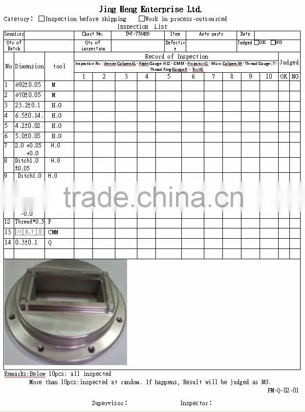 High Quality precision CNC maching milling casting Taiwan made titanium aluminum Aviation parts