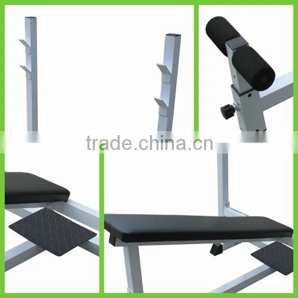 fashion style customized Incline Bench hyperextension weight bench low price body-building equipment
